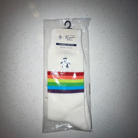 *NEW* Original Penguin Pride Crew Socks - Picture 2 of 3